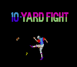 10-Yard Fight (World, set 1) Title Screen